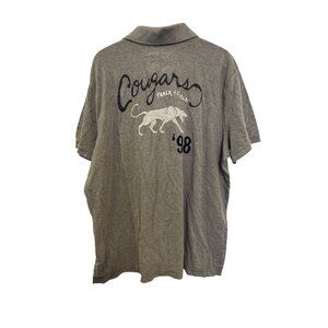 Urban Pipeline XXL Gray Polo Shirt Cougars Track & Field 98 Graphic 100% Cotton